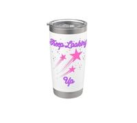 Colourful Shooting Star Keep Looking Up Inspirational Stainless Steel Insulated Tumbler