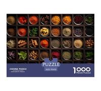 Colourful Spices 1000 Pieces Jigsaw Puzzles For Adults Challenging Game Stress Relieving Entertainment Cultivate The Spirit of Teamwork for Men, Women, Elders, Seniors 70x50cm/1000pcs