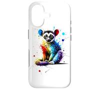 Colourful Splash Art Galago Galagos Case for iPhone 17
