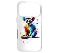Colourful Splash Art Galago Galagos Case for iPhone 17 Pro