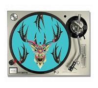 Colourful Stags Head Vinyl DJ Turntable Slipmats/slipmat/slip mats 12" or 7" (7") (7)