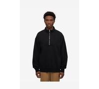 Colourful Standard Long Sleeve Half Zip Collared Sweatshirt in Black | Size: Medium Colourful Standard Black M