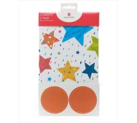 Colourful Stars Patterned Gift Wrap Pack Contains 2 Sheets & Tags Wrapping Paper 689141