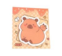 Colourful Sticky Notes - Capybara Adhesive Notes Labelling Labels, 30 Sheets Funny Sticky Notes for School Lessons Desk Birthday Halloween
