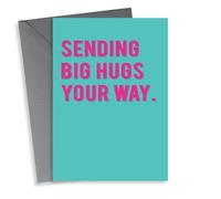 Colourful - Thinking Of You Card - Big Hugs