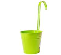 Colourful Tin Pail Over The Fence Plant Pot Large 15cm Assorted Colours