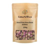Colourful Trees Dried Edible Pink Rose Buds 250g