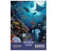 Colourful Underwater World Jigsaw Puzzles Age 14+ for Adults,Jigsaw Puzzles for Adults, Family Puzzle Game Birthday Gifts.Challenge High Difficulty 38x26cm/1000pcs