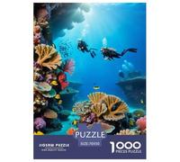 Colourful Underwater World Jigsaw Puzzles Age 14+ for Adults,Jigsaw Puzzles for Adults, Family Puzzle Game Birthday Gifts.Challenge High Difficulty 70x50cm/1000pcs