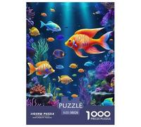 Colourful Underwater World Jigsaw Puzzles for Adults Impossible Hard Difficult Challenging Puzzles for Adults Teens Puzzle Stories Jigsaw Puzzle 38x26cm/1000pcs