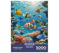 Colourful Underwater World Jigsaw Puzzles for Adults Impossible Hard Difficult Challenging Puzzles for Adults Puzzle Reflections of The Majestic Peaks Jigsaw Puzzle 70x50cm/1000pcs