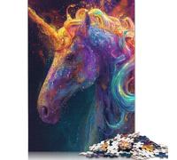 Colourful Unicorns Puzzle Creative Games 100 Percent Recycled Cardboard Jigsaw Puzzle for Adult 1000pcs (75x50cm)