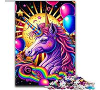 Colourful Unicorns Puzzles 1000 Pieces for Teenagers, Challenging Game for Is Ideal As A Gift for The Whole Family (50x75cm)
