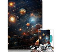 Colourful Universe 1000 Piece Jigsaw Puzzle for Adults Teens,Decompressing Intellectual Educational Toy Secret Santa Gifts (50x75cm)