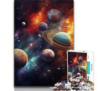 Colourful Universe 1000 Piece Jigsaw Puzzles for Adults & Teens,Decompressing Intellectual Educational Toy Birthday Present,Gifts,Wall Art (38x26cm)