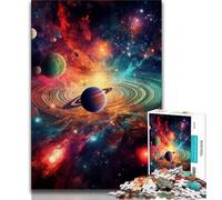 Colourful Universe 1000 Pieces Jigsaw Puzzle for Adults& Teens,Game Toys Every Piece Is Unique - Challenging Family Fun Game (38x26cm)