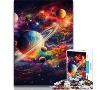 Colourful Universe Jigsaw Puzzles for Adults 1000 Jigsaws,Challenging Game Gifts for Is Ideal As A Gift for The Whole Family (38x26cm)