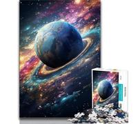 Colourful Universe Jigsaw Puzzles for Adults 1000 Piece,Stress Reliever Difficult Challenge Deal As Gifts for The Whole Family 50x75cm