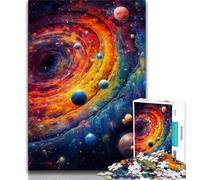 Colourful Universe Jigsaw Puzzles for Adults 1000,Staycation Kill Time Every Piece Is Unique - Challenging Family Fun Game (38x26cm)