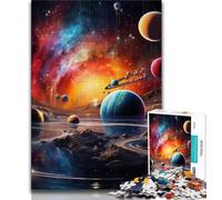 Colourful Universe Jigsaw Puzzles for Teenagers 1000 Jigsaws,Challenging To Complete But Fun And Humorous Birthday Present,Gifts,Wall Art (50x75cm)