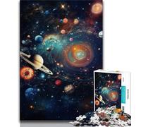 Colourful Universe JigsawPuzzle 1000 Pieces for Teenagers,Educational Games Home Decoration Deal As Gifts for The Whole Family (50x75cm)