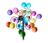 Colourful Wind Wheel Garden Metal Wind Chime Flower Plug Earth Spike 119x33x15.5