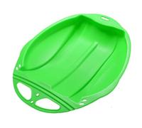 Colourful Winter Snow Sled for Kids, Durable Plastic Sledge with Pull Strap, Outdoor Garden Ski Board Toy, Great for Family Outdoor Play