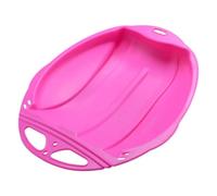 Colourful Winter Snow Sled for Kids, Durable Plastic Sledge with Pull Strap, Outdoor Garden Ski Board Toy, Great for Family Outdoor Play