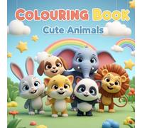 Colouring Book: Cute Animals