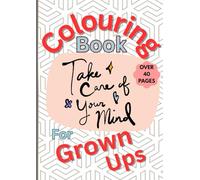Colouring Book For Adults Grown Ups Teens Relaxing Chill Zen