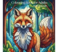 Colouring Book for Adults Wild Animals