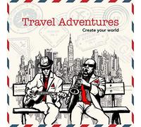Colouring In Book-Travel Adventures