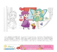 Colouring Paper Roll for Kids 38cm x 300cm, Giant Drawing Paper Roll for Children, Long DIY Art Painting Paper for Creative Activities, Ideal for Home and Classroom Educational Use
