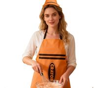 Colouring Pencil Costume Set for Adults - Complete Outfit with Apron & Pointed Hat, Vibrant Dress Up for Teacher Halloween, Book Day, School Group Theme Party, Color Options Available