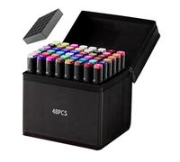 Colouring Signs-Double-Ended Waterproof Oil Based Drawing Pens | Fine Painting Tools for Adults and Children | Ideal for Crafts, Daily , Travel, School and Cl