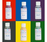 Colourist : Heat Transfer Paint : Starter Colour Set of 6