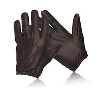 COLOURLINX Kevlar Gloves Soft Leather Lined Anti-Slash Heat Fire & Cut Resistant Safety Security SIA Protection WorkWear Gloves (Dark Brown, L)