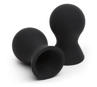 Colourplay Nipple Suckers - Color Changing Nipple Suction Toy - Soft Silicone Beginner Nipple Toy - Nipple Stimulator for Increased Sensitivity (Black)