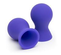 Colourplay Nipple Suckers - Color Changing Nipple Suction Toy - Soft Silicone Beginner Nipple Toy - Nipple Stimulator for Increased Sensitivity (Purple)