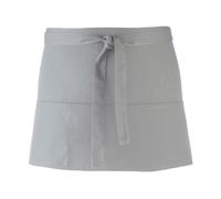 Colours 3 Pocket Short Apron Premier Silver One Size