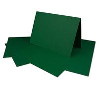 COLOURS 4-YOU by Glüxx-Agent 25 DIN A6 folding cards dark green - cards to design yourself 14.8 x 21 cm - folding cards with 160 g/m² - Colours-4-you by Glüxx Agent