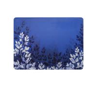 Colours Blue Foliage Placemats - Set Of 6 -