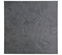 Colours Cirque Black Matt Stone Effect Ceramic Indoor Floor Tile Sample