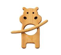 Colours Crystal Brooch Pins Wooden Animal Pattern Brooch Cartoon Animal Shape Aesthetic Lapel Badge Pin Sweater Clip Shawl Pin Scarf ( 2) Pack (E, 5cm)