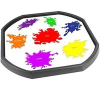 Colours Of The Rainbow Paint Splash Vinyl Tuff Tray Insert - 60 x 60 cm