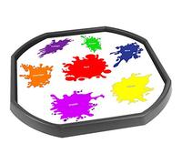 Colours of the Rainbow Paint Splash Vinyl Tuff Tray Insert - 86 x 86 cm