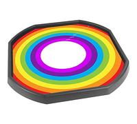 Colours Of the Rainbow Vinyl Tuff Tray Insert - 86 x 86 cm - Ideal for Large Tuff Spot Tuff Tray - Tuff Tray NOT Included