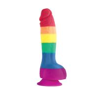Colours Pride Edition 6 Inch Realistic Silicone Dildo With Balls