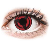 ColourVUE Crazy Lens - Kakashi - plano (2 lenses) Stärke: 0.00, BC: 8.60, DIA: 14.00 0.00 8.60 14.00