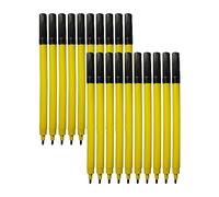 Colourway Colouring Felt Tip Fibre Pens, BLACK, Pack of 20, Colour Sketch Draw Mark, Ideal for Adults Schools Home Office, iBack2School